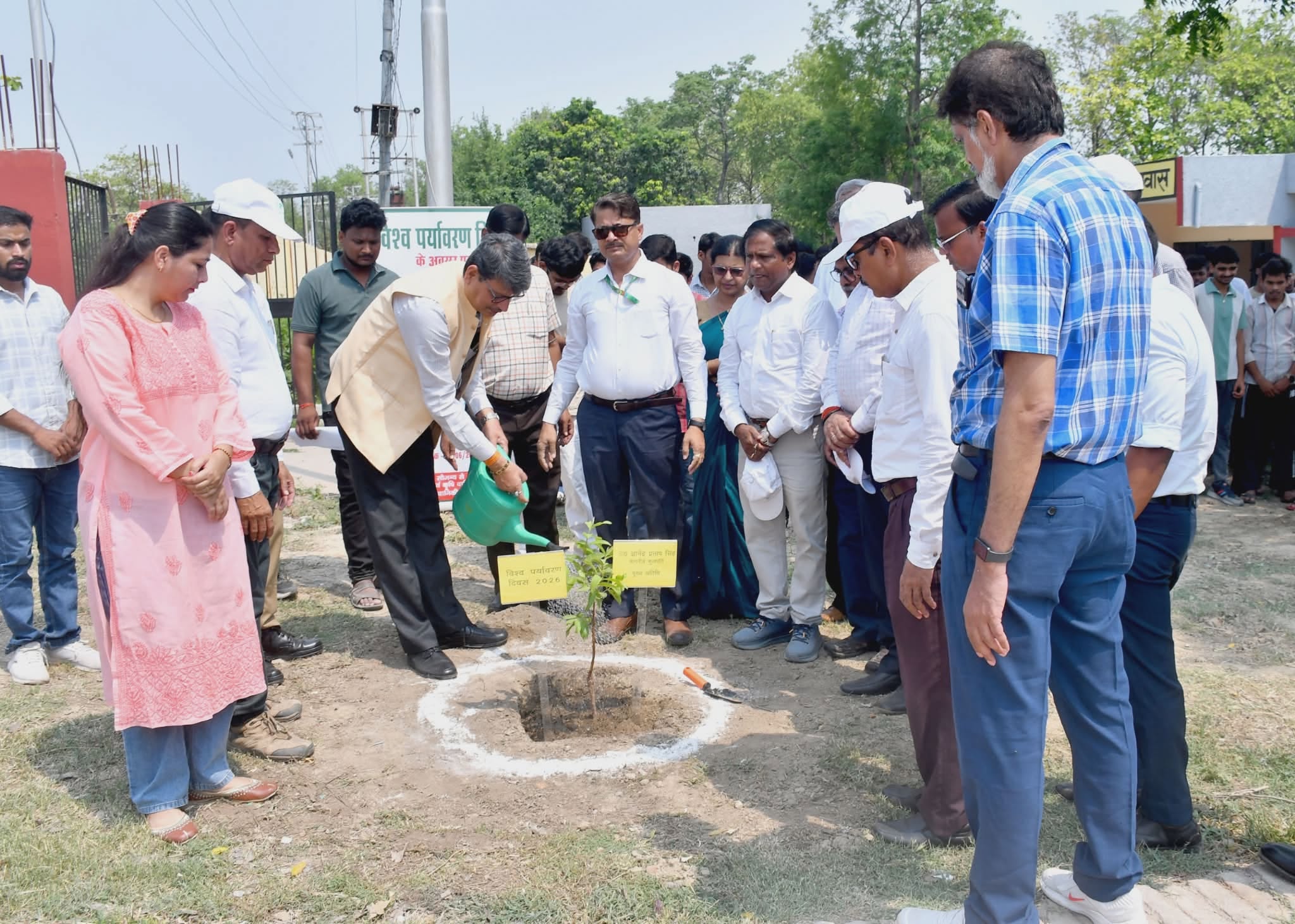 Marking World Environment Day with Dr. Gyanendra Pratap Singh, inspiring environmental responsibility and sustainability.